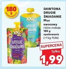 Mus gruszka śliwka jabłko Drugie śniadanie promocja