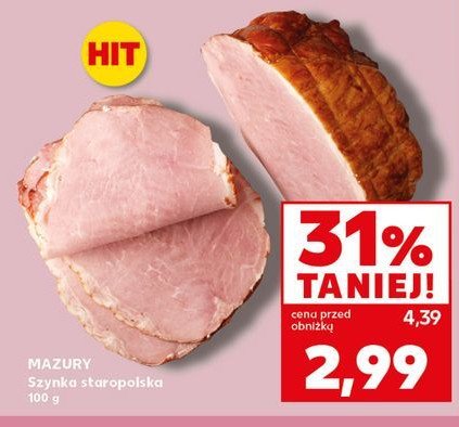 Szynka staropolska Mazury ełk promocja w Kaufland