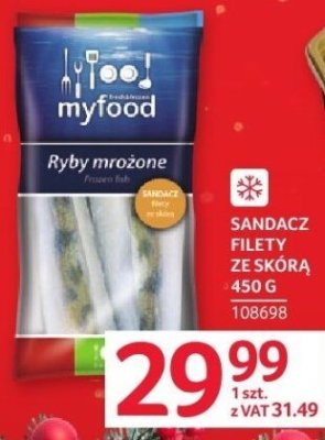 Sandacz filety ze skórą 450 g promocja w Selgros