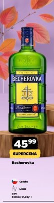 Likier Becherovka promocja w Netto