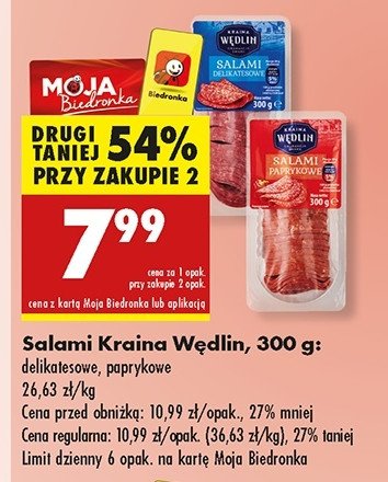 Salami paprykowe Kraina w臋dlin promocja