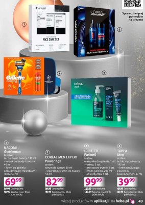 Zestaw kosmetyków GILLETTE Fusion5 maszynka do golenia 1szt + ostrza 5szt + precyzyjny trymer 1szt + żel do golenia 200ml + kosmetyczka 1szt promocja w Hebe