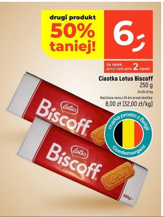 Ciastka Lotus biscoff promocja