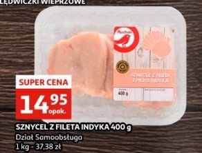 Sznycle z fileta z piersi indyka Auchan promocja