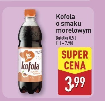 Napój morelowy Kofola promocja w Aldi