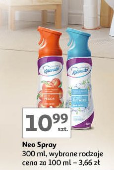 Odświeżacz powietrza white flowers Kolorado neo spray promocja