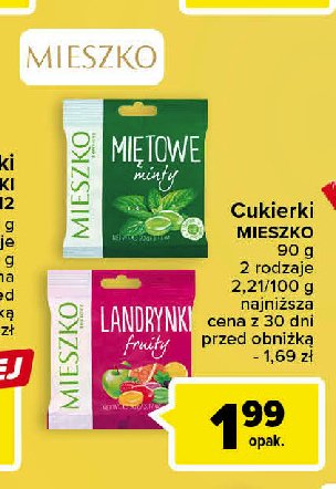 Cukierki mi臋towe Mieszko promocja
