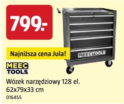 Wózek narzędziowy 128 el. 62x79x33 cm MEEC TOOLS promocja w Jula