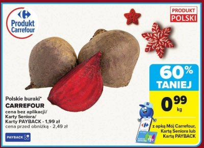 Buraki Polskie CARREFOUR promocja w Carrefour Market