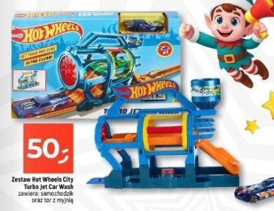 Zestaw Hot Wheels City Turbo Jet Car Wash promocja w Dealz