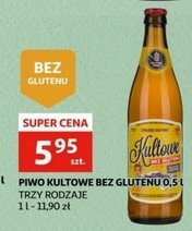 Piwo Kultowe bez glutenu promocja w Supeco