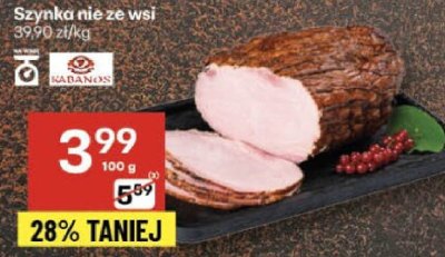 Szynka nie ze wsi promocja w Delikatesy Centrum