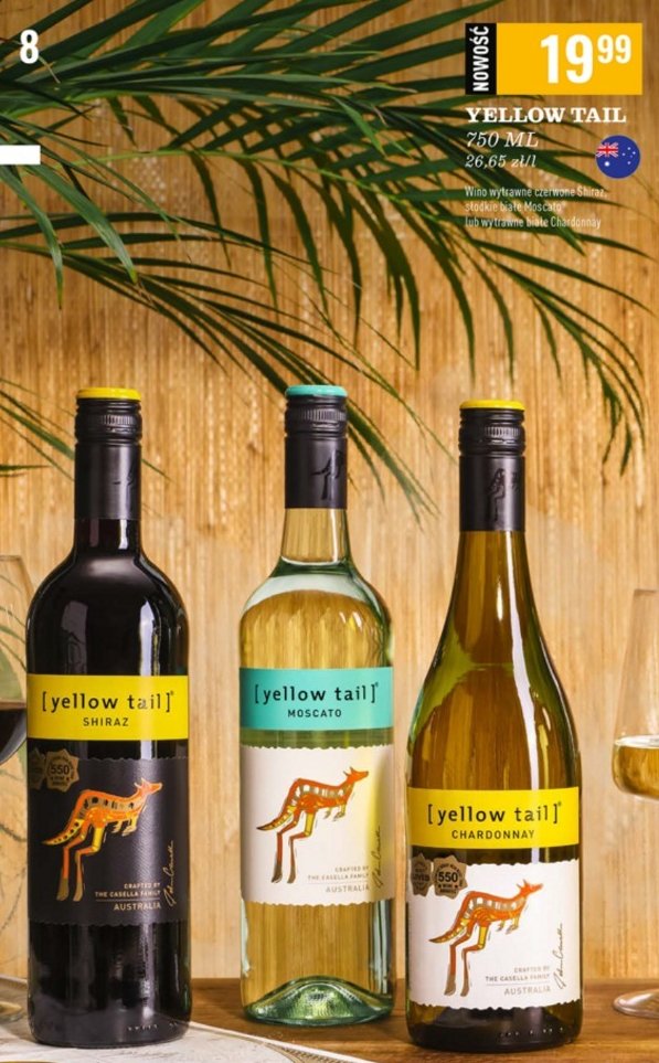Wino YELLOW TAIL SHIRAZ promocja
