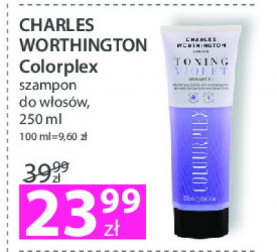 Szampon toning violet Charles worthington colourplex promocja