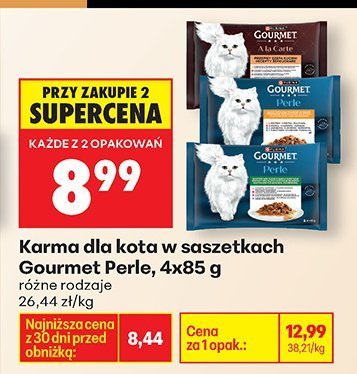 Karma dla kota w saszetkach Perle, 4x85 g różne rodzaje promocja w Biedronka