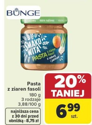 Pasta z ziaren fasoli Shako Vita 180g promocja w Carrefour