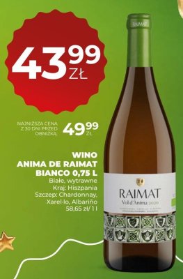 Wino Anima de Raimat Bianco 0,75 L promocja w Duży Ben