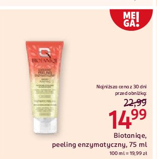 Peeling enzymatyczny BIOTANIQE MICRO PURIFYING promocja w Rossmann