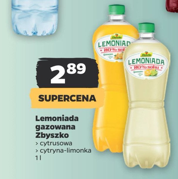 Lemoniada cytryna limetka ZBYSZKO LEMONIADA Zbyszko (napoje) promocja