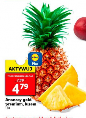 Ananas gold bio promocja
