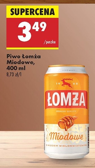Piwo Łomża miodowe promocja