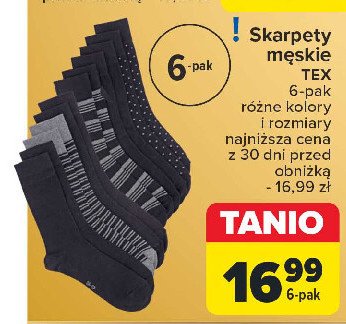 Skarpety męskie Tex promocja