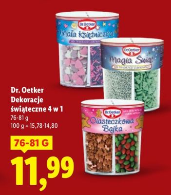 Dekoracje świąteczne 4w1 promocja w Lidl