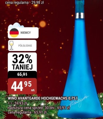 Wino Avantgarde Hochgewachs 0,75 l promocja w bi1