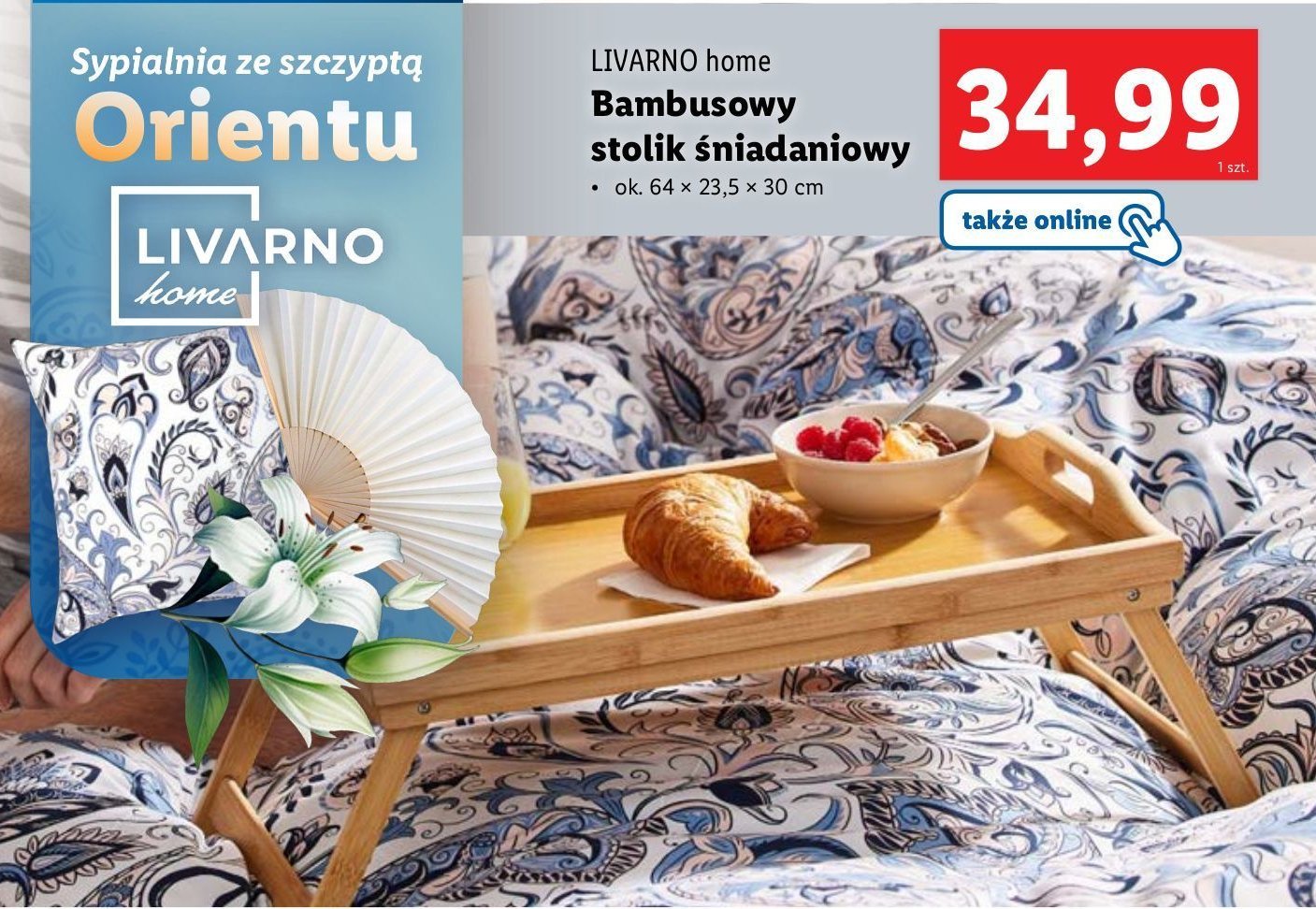 Stolik 艣niadaniowy 64 x 24 x 30 cm promocja