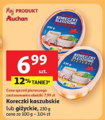 Koreczki kaszubskie Auchan promocja w Auchan