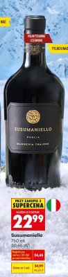 Wino Susumaniello promocja w Biedronka