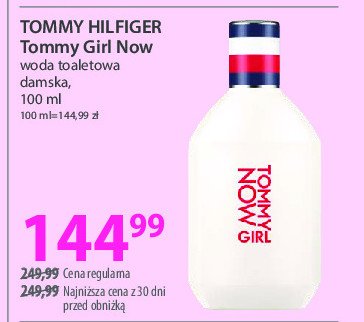 Woda toaletowa Tommy hilfiger tommy girl now promocja