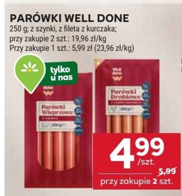Parówki z szynki promocja w Stokrotka