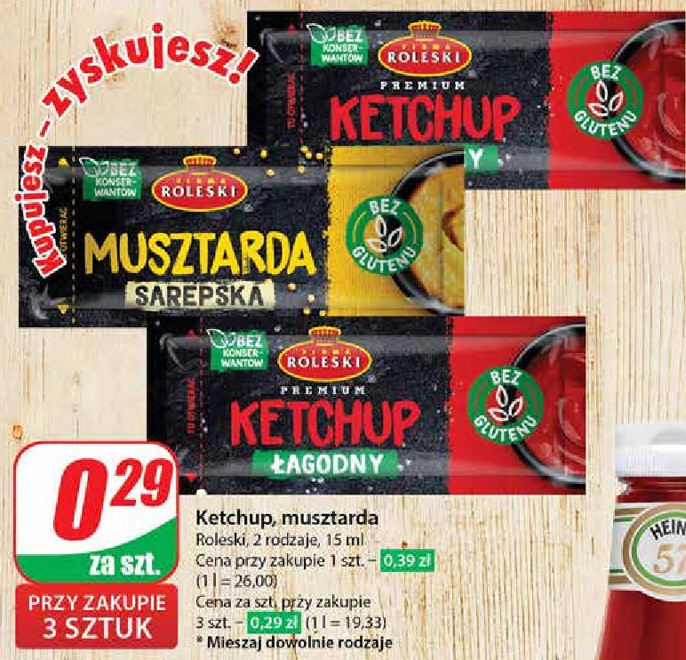 Ketchup 艂agodny Roleski promocja