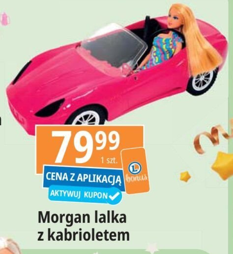 Lalka morgan z kabrioletem Kidway promocja