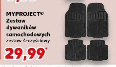 Zestaw dywaników samochodowych 4-częściowy promocja w Kaufland