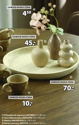 Kwiat sztuczny GESTUR promocja w Jysk