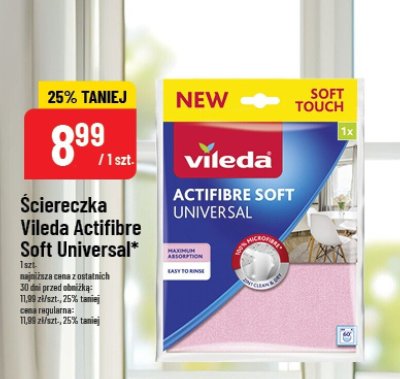 Ściereczka Vileda Actifibre Soft Universal promocja w POLOmarket