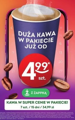 Kawa Żabka - pakiet 7 szt. promocja w Żabka