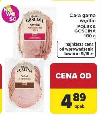 Wędlina Polska Gościna promocja w Carrefour Market