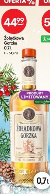Wódka Żołądkowa Gorzka 0,7l promocja w Żabka
