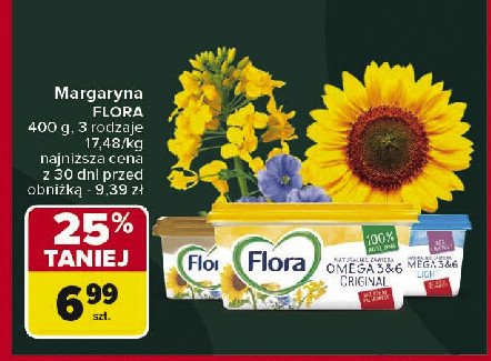Margaryna gold Flora omega 3&6 promocja w Carrefour