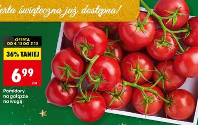 Pomidory na gałązce promocja w Biedronka