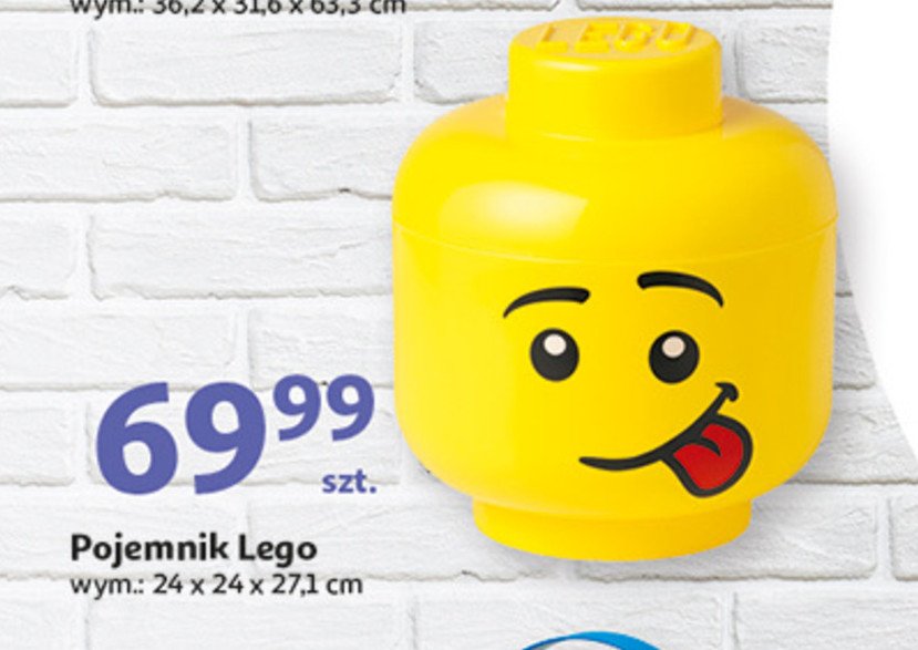 Pojemnik lego główka l promocja