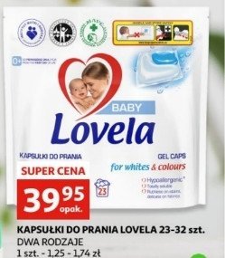 Kapsułki do prania do bieli i kolorów Lovela baby promocja