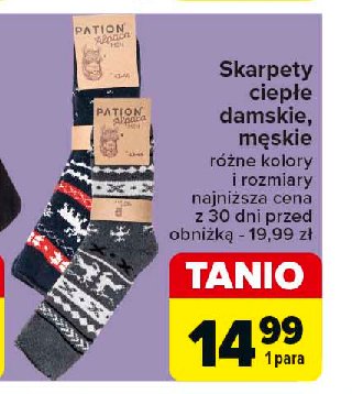 Skarpety damskie ciepłe promocja