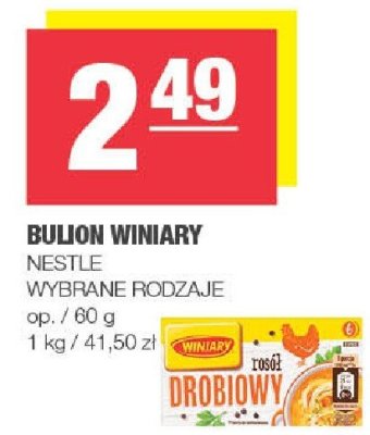 Bulion winiary NESTLE promocja w SPAR