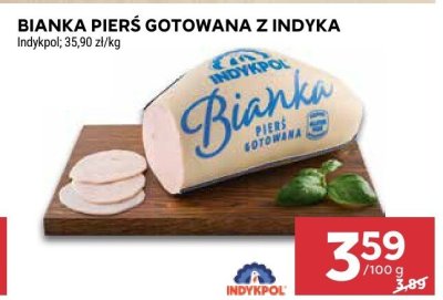 Bianka pierś gotowana z indyka Indykpol promocja w Stokrotka