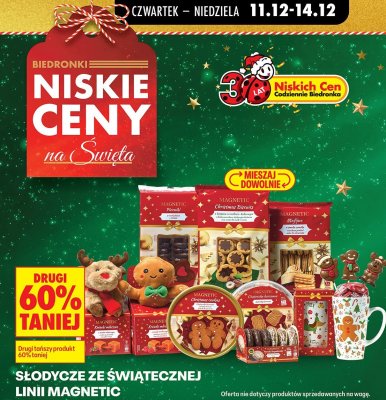 Słodycze ze świątecznej linii DRUGIE -60% promocja w Biedronka
