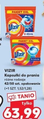 Saszetki do prania touch of lenor freshness Vizir go pods promocja